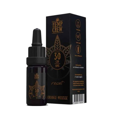 Hemp Crew - CBD Öl 30% (3.000mg) - 10ml Orange-Melisse