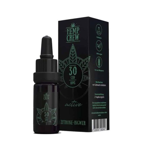 Hemp Crew - CBD Öl 30% (3.000mg) - 10ml Zitrone-Ingwer